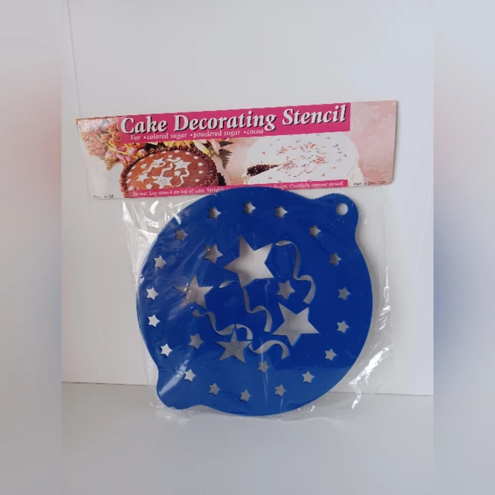 Unopened Star Cake Decorating Stencil Kitchen Baking‎ Accessories
